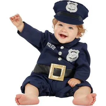 Karnevalový kostým Funiglobal - Kostým policista pro miminka - 6-12 months
