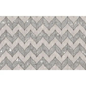 Obklad Gemano light grey dekor mat - obkládačka 25x40 šedá matná 169365