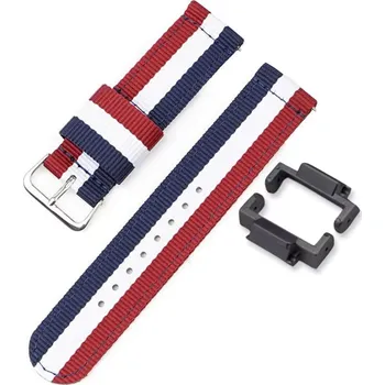 Řemínek na hodinky Textilní řemínek Ricardo 16mm (pro Casio G-Shock GA-2100/GA-2110, DW-5600, GW-6900), barevný V5, NATO, + adaptér