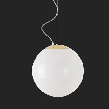 Průmyslové svítidlo OSMONT ISIS L3 PM HP závěsné plastové svítidlo mosaz leštěná / bílá IP40 3000 K 52W LED nouzové kombinované 3 h (původní kód OS 72219) - OSMONT OS ISI72219