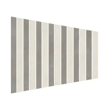 Obklad Glow Illusion Charcoal/Silk - dlaždice mozaika 29x33 šedá/slonová kost GLW336N