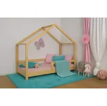 MAXIDO Dětská postel domeček Dita 200x120 přírodní (Český výrobek)