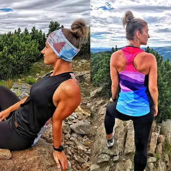 Dámské tričko Drexiss FIT dámské tílko shapes pink L