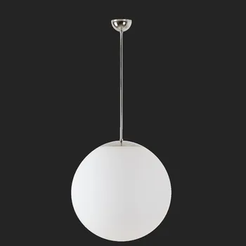 Průmyslové svítidlo OSMONT ADRIA P4 závěsné skleněné svítidlo nerez leštěná / bílá IP40 4000 K 41W LED nouzové kombinované 3 h (původní kód OS 60675) - OSMONT OS ADR60675