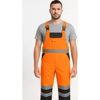 reflexní vesta Reflexní kalhoty s laclem PORTWEST S488 Hi-Vis nepromokavé
