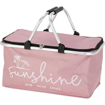 Chladicí taška 35 l, 48 x 28 x 24 cm, růžová