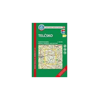 Skládaná mapa Telčsko - turistická (98) 58 x 90 cm