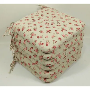 Podsedák Sedák 40x40 cm látka růžičky - set 6 kusů