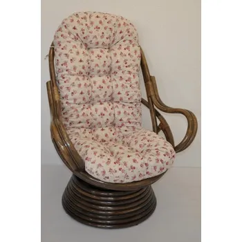 Polstr na křeslo Swivel motiv růžičky