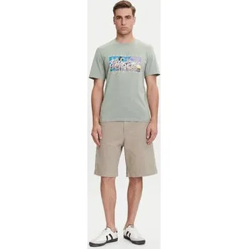 Pánské kraťasy Jack & Jones Šortky z materiálu Towen 12273685 Béžová Baggy Fit XS