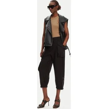 Dámské kalhoty PINKO Kalhoty z materiálu Vedrai 104704 A2ER Černá Regular Fit 40