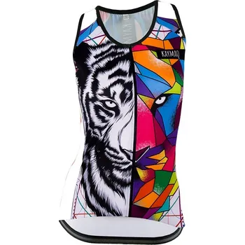 cyklistický dres KAYMAQ W1-W03 LION dámské cyklistické tílko S