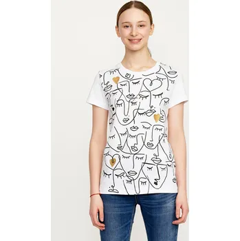 Dívčí tričko Dívčí tričko Graphics - bílá 152