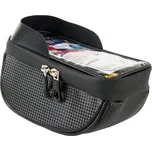 Cyklobrašna na řídítka s pouzdrem na telefon - černá