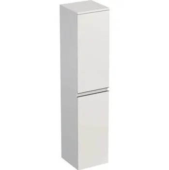 Koupelnový nábytek Koupelnová skříňka vysoká Intedoor TRENTA bílá vysoce lesklá 35 x 161,8 x 35 cm TRE SV 35 P K B A0016