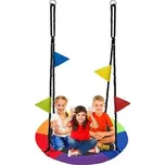 Zahradní houpačka 110 cm SPRINGOS SN028 ČAPÍ HNÍZDO multicolor