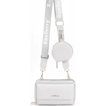 Peněženka Baellerry Dámská peněženka s popruhem a kapsičkou Bílá