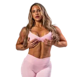 Nebbia Sportovní podprsenka STRONG BEAUTY 424 růžová - S