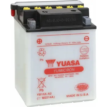 Motobaterie Yuasa YB14-A2