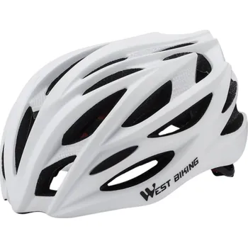 Cyklistická přilba Ultralehká cyklistická helma MTB pro muže a ženy 54–62 cm Pohodlné větrání Bezpečná přilba na kolo Prodyšná konstrukce Sportovní styl bílá