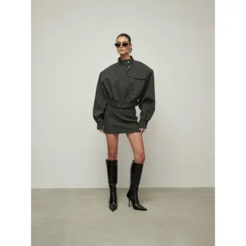 Dámská sukně La Mania Sukně SHORTY Šedá Classic Fit 40