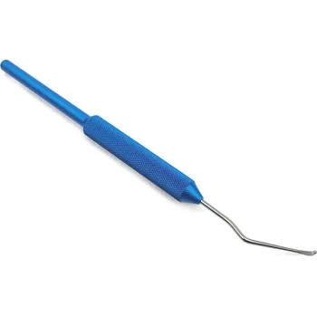 Příbor Přelarvovací lžička kovová - modrá