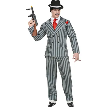 Karnevalový kostým Pánský kostým gangstera - XL