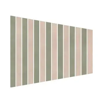 Obklad Glow Illusion Moss/Powder - dlaždice mozaika 29x33 zelená/růžová GLW776N