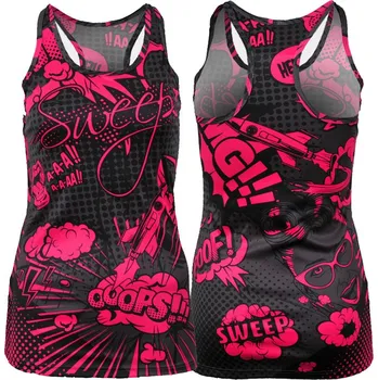 Dámské tričko SWEEP SWTS152 COMIX šedá/růžová XL