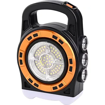 Hurry bolt HB-6678L Solární LED svítilna 20W, přenosná kempingová lampa COB/XPE, USB (Solární svítilna | LED svítilna 20W | Přenosná lampa | COB XPE LED | USB dobíjecí | Kempingová svítilna | Outdoor světlo | Rybářská lampa | Pracovní světlo | Odolná IP44
