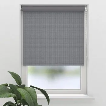 Roleta Zatemňovací roleta SOLUNA D7 strukturovaná šedá 70x190 cm