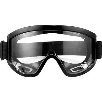 ochranné brýle Laboratorní ochranné brýle proti zamlžování a poškrábání Odolné proti nárazům a vodě Prachotěsné PVC rámeček PC čočka s ventily černá