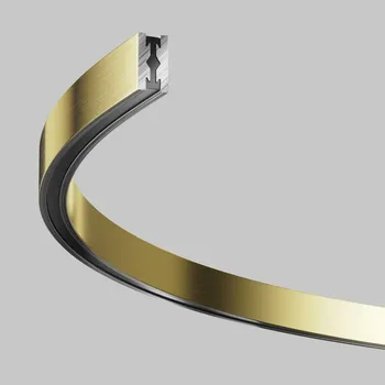 Bodové svítidlo MAYTONI Polokruhová kolejnice pro magnetickou lištu 24 V 650 mm Flarity TRX154-SR-D650-BS