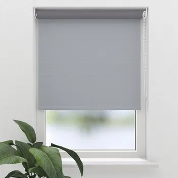 Roleta Zatemňovací roleta SOLUNA strukturovaná světle šedá 100x190cm