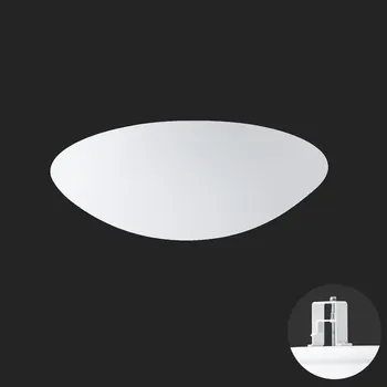 Koupelnové svítidlo OSMONT AURA V5 stropní/nástěnné skleněné polovestavné svítidlo bílá IP44 2700-6500 K 32W LED (původní kód OS 63093) - OSMONT OS AUR63093