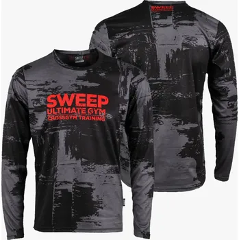 Pánské tričko SWEEP SMTS179 černá - červená L