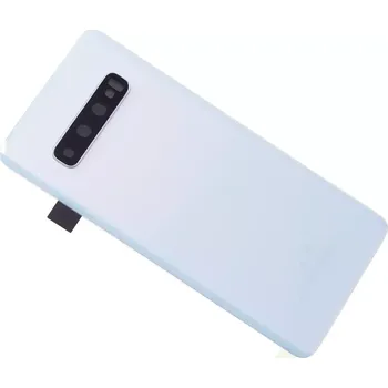 Náhradní kryt pro mobilní telefon Originál kryt baterie Samsung Galaxy S10 SM-G973 bílý