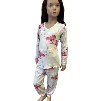 Chlapecké pyžamo FARMERS® Dětské pyžamo BAMBUS DIGI FLOWERS 19 Velikost: 122