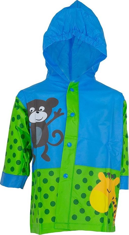 Pidilidi Pláštěnka PVC opice, Pidilidi, PL0047-02, kluk Velikost: 110/116, SizeAge: 5/6let