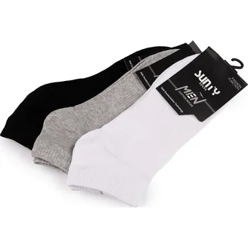 Pánské ponožky Pánské bavlněné ponožky kotníkové, barva 2 (vel. 39-42) mix