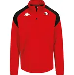 Kappa LOVATO mikina Orli červená-černá M