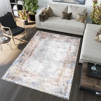 Koberec Moderní koberec ALEX - orient 16 - modrý/hnědý Rozměr koberce: 120x170 cm