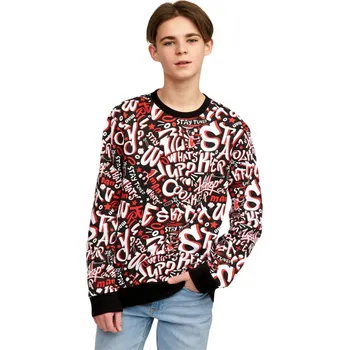 Chlapecká mikina Chlapecká mikina Signs - černá 158