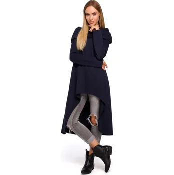 Dámská tunika Dámská asymetrická tunika M477 tmavě modrá - Moe S/M