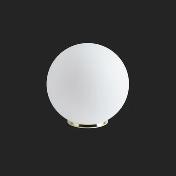 Lampička OSMONT BIANCA 3 stolní skleněná lampa mosaz leštěná / bílá IP40 60W E27 (původní kód OS 50541) - OSMONT OS BIA50541