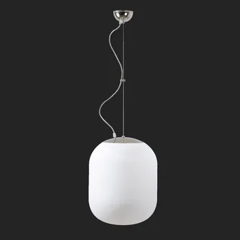 Průmyslové svítidlo OSMONT TANIA L2 závěsné skleněné svítidlo nerez leštěná / bílá IP40 3000 K 41W LED nouzové kombinované 3 h (původní kód OS 67342) - OSMONT OS TAN67342