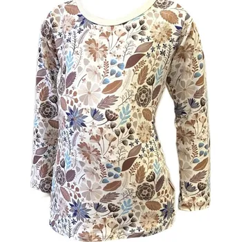 Dámské tričko FARMERS® Dámské tričko BAMBUS DIGI FLOWERS 17 Velikost: L dámské