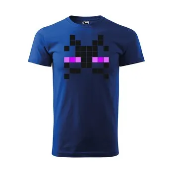 Pánské tričko Tričko s potiskem Blocks End Demon: modré 4XL