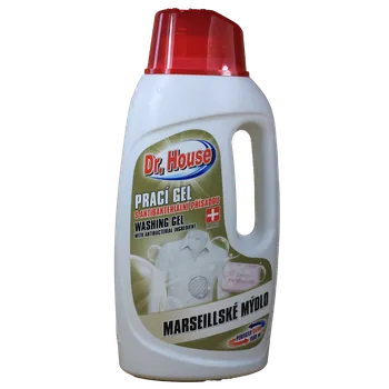 Prací gel Dr. House Gel na praní s antibakteriální přísadou Marseillské mýdlo