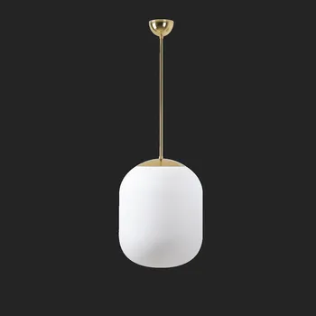 Svítidlo OSMONT TANIA P1 závěsné skleněné svítidlo mosaz leštěná / bílá IP40 4000 K 27W LED DALI (původní kód OS 66917) - OSMONT OS TAN66917